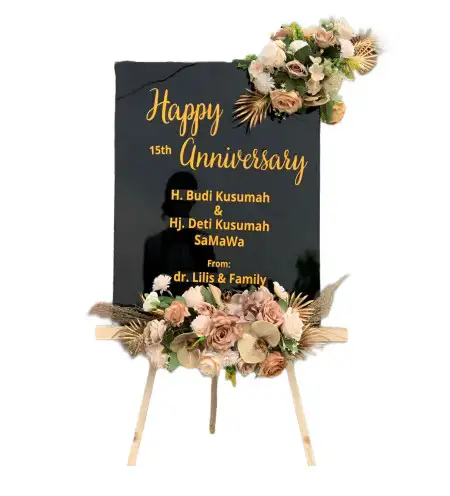 Papan Bunga Akrilik Pasir Belo