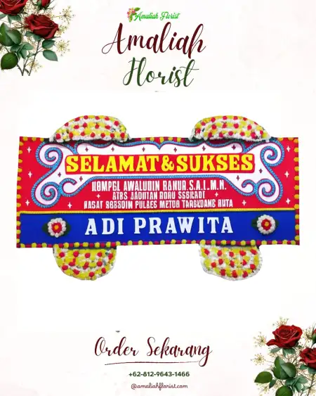 Papan Bunga Ucapan Selamat Pasir Belo